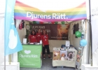 Djurens Rätts tält på Stockholm Pride 2012 Djurens Rätts tält på Stockholm Pride 2012