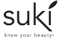 Loggan utgörs av texten suki - know your beauty