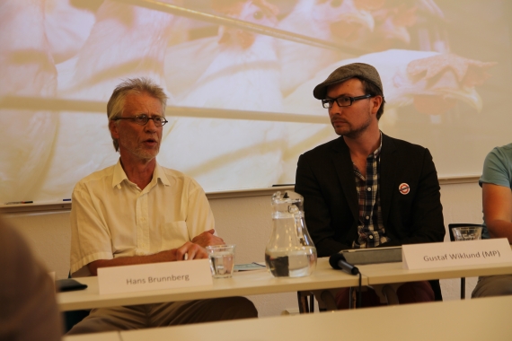 Hans Brunnberg, Konsumentföreningen Stockholm, och Gustaf Wiklund. Foto: Camilla Bergvall