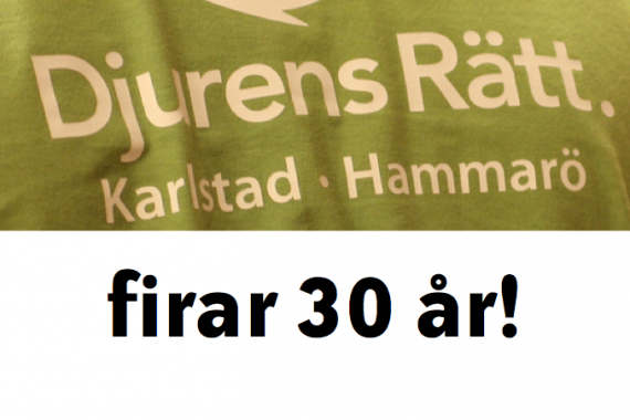 Aktiva sedan 1982 Djurens Rätt Karlstad-Hammarö 30 år!