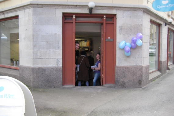 Från invigningen av de nya lokalerna