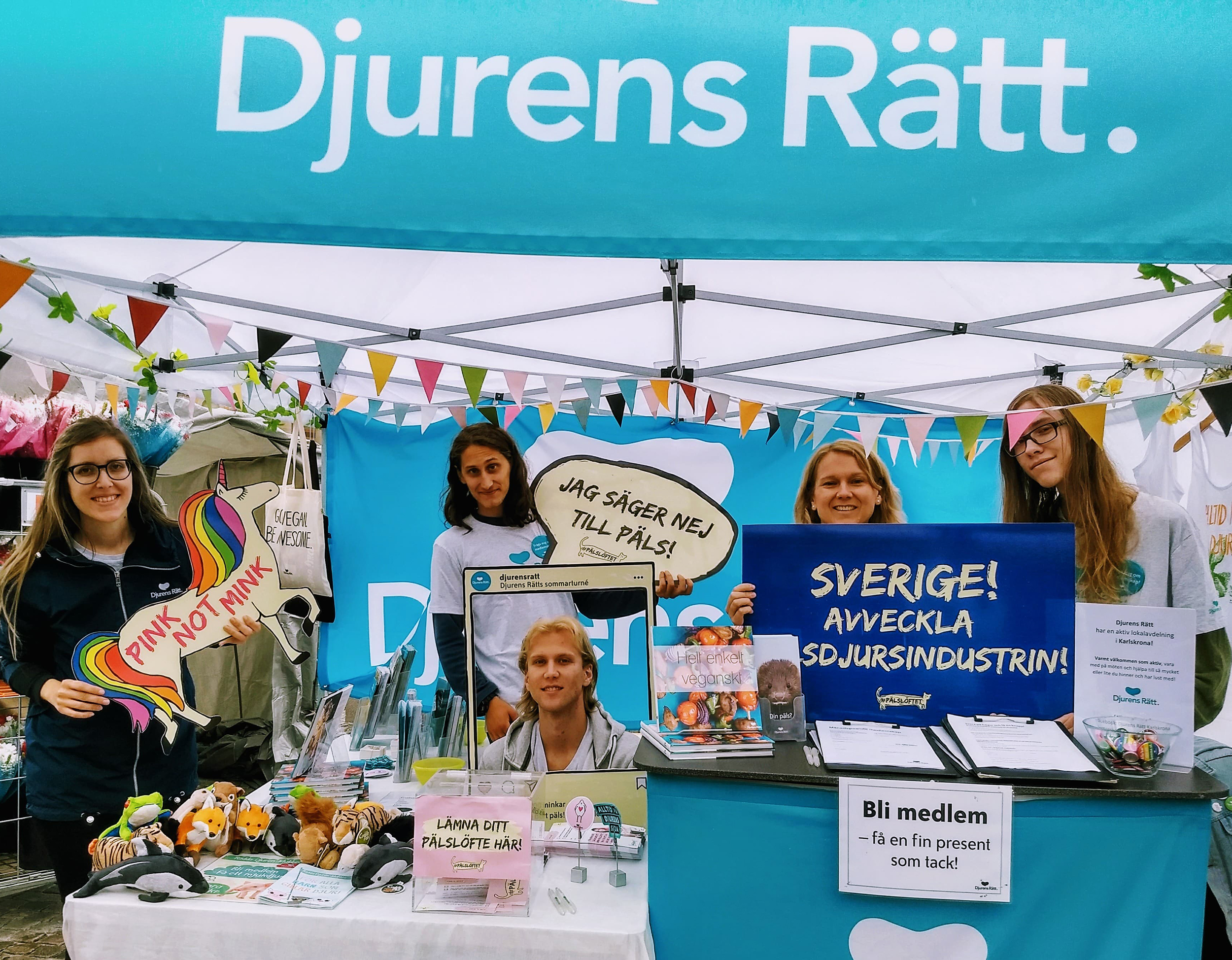 Djurens Rätts sommarturné har turnerat genom Sverige för 13:e gången
