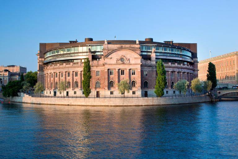 Bild på riksdagshuset