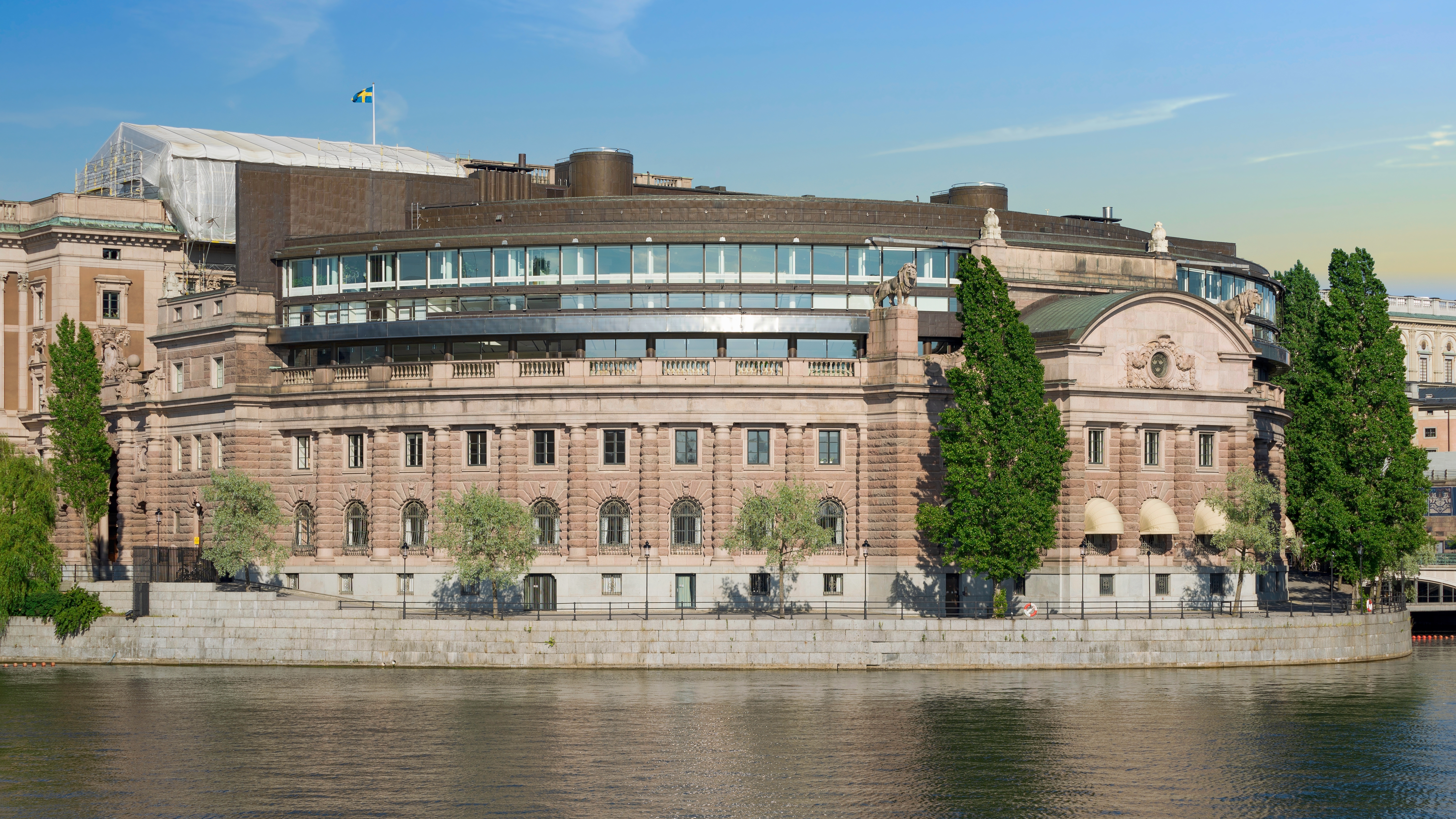 Bild på Sveriges riksdagshus